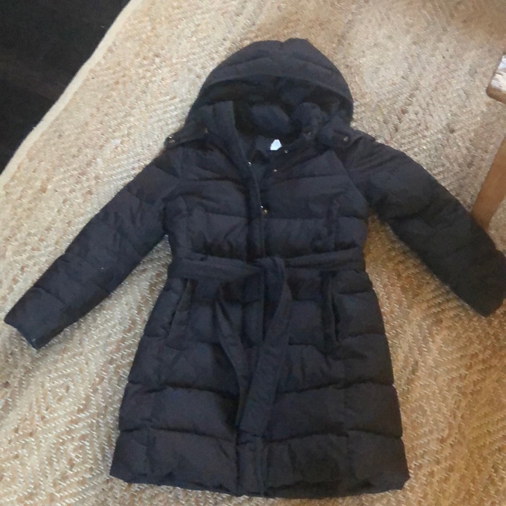 Jcrew mercantile tie-waist puffer jacket